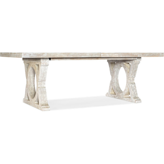 Hooker Furniture Serenity White Wood Rectangle Dining Table 