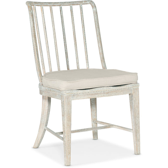 Hooker Furniture Serenity White Wood Rectangle Dining Chair