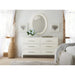 Hooker Furniture Serenity Amelia White Wood Oval Mirror 