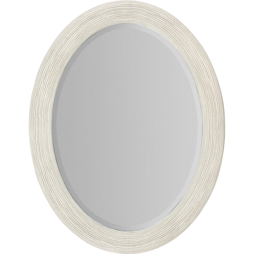 Hooker Furniture Serenity Amelia White Wood Oval Mirror 