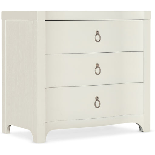 Hooker Furniture Modern Serenity Antigua Three Drawer Nightstand 