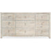 Hooker Furniture Rustic Light Wood Serenity Harbour Nine Drawer Dresser