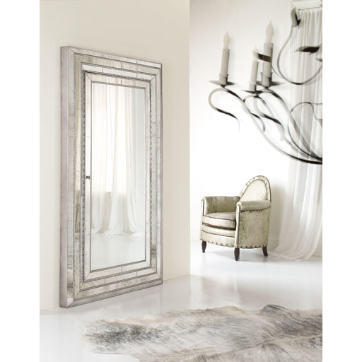 Hooker Furniture Melange Glamour Floor Mirror w/Jewelry Armoire Storage 