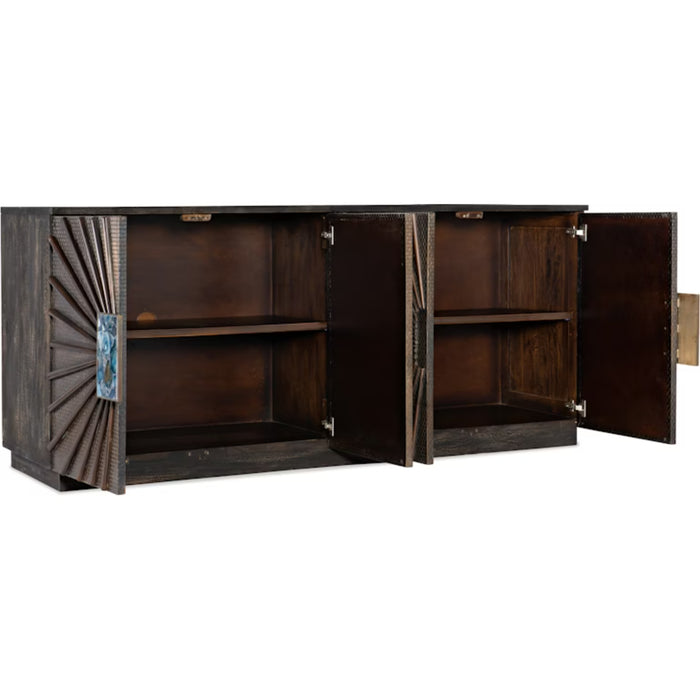 Hooker Furniture Melange Tara Dark Wood Credenza