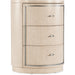 Hooker Furniture Modern Light Wood Nouveau Chic Round Nightstand 