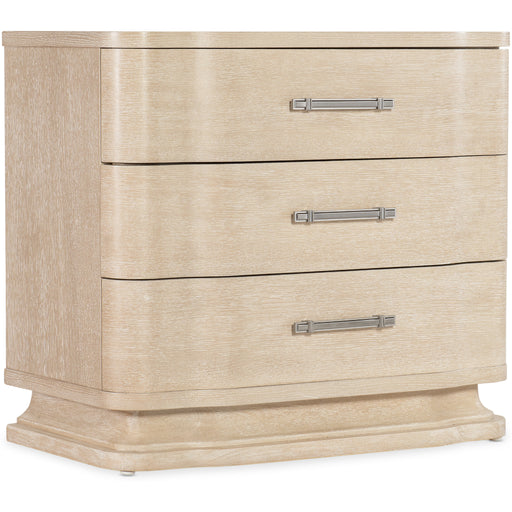 Hooker Furniture Modern Nouveau Chic Three Drawer Nightstand 