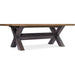 Hooker Furniture Big Sky Rustic Wood Trestle Dining Table Set