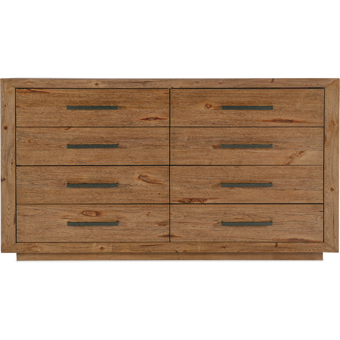 Hooker Furniture Medium Wood Big Sky Eight Drawer Dresser 