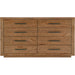 Hooker Furniture Medium Wood Big Sky Eight Drawer Dresser 