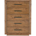 Hooker Furniture Medium Wood Tall Big Sky Five Drawer Chest 