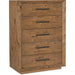 Hooker Furniture Medium Wood Tall Big Sky Five Drawer Chest 