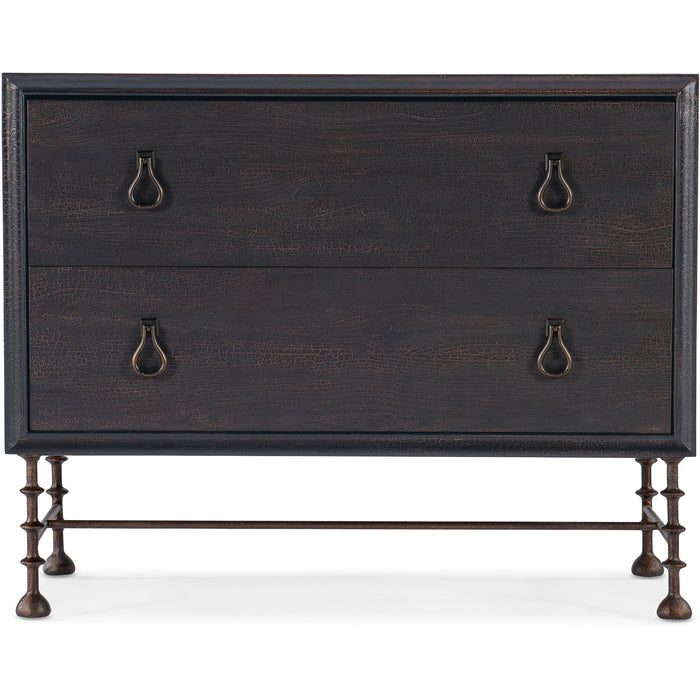 Hooker Furniture Rustic Black Wood Big Sky Bachelors Chest 