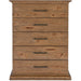 Hooker Furniture Medium Wood Tall Big Sky Five Drawer Chest 