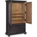 Hooker Furniture Bedroom Big Sky Small Dark Hickory Wood Wardrobe 6700-90213-98