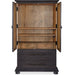 Hooker Furniture Bedroom Big Sky Small Dark Hickory Wood Wardrobe 6700-90213-98