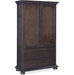 Hooker Furniture Bedroom Big Sky Small Dark Hickory Wood Wardrobe 6700-90213-98