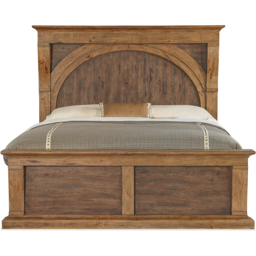 Hooker Furniture Rustic Medium Wood Big Sky King Corbel Bed