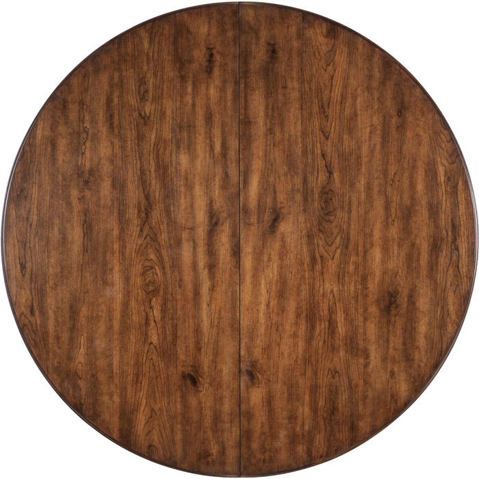 Hooker Furniture Charleston Dark Cherry Wood Round Dining Table Set