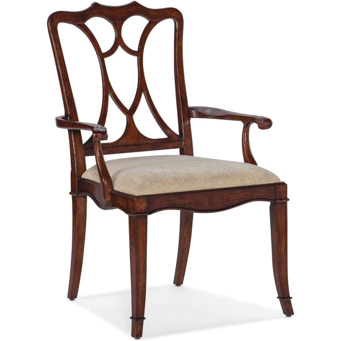 Hooker Furniture Dining Chair Charleston Seat Arm Chair