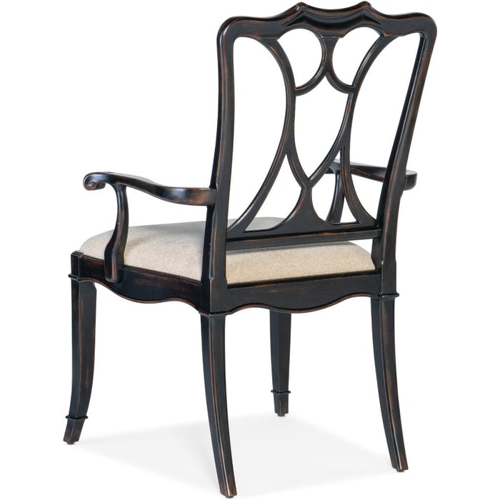 Hooker Furniture Dining Chair, Charleston Upholstered Arm Chair