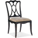 Hooker Furniture Charleston Rectangle Solid Wood Black Dining chair