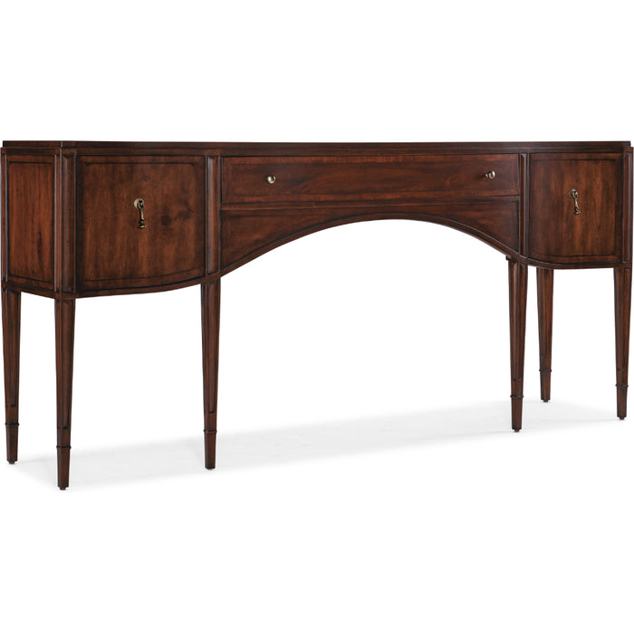 Hooker Furniture Charleston Dark Wood Dining Table Set