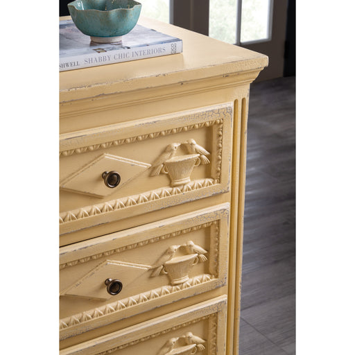 Hooker Furniture Charleston Three-Drawer Yellow Accent Chest 