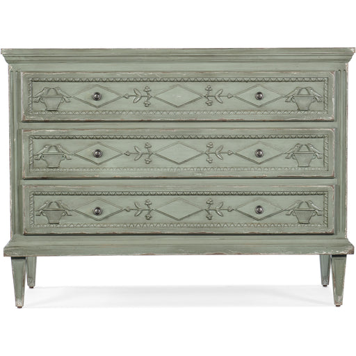 Hooker Furniture Charleston Three-Drawer Green Accent Chest 