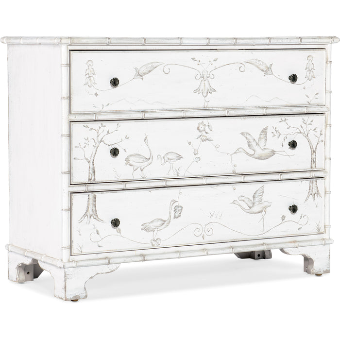 Hooker Furniture Charleston Three-Drawer White Accent Chest 