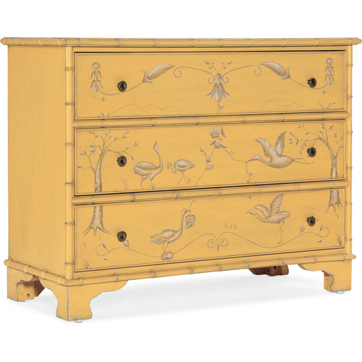 Hooker Furniture Charleston Three-Drawer Yellow Accent Chest 