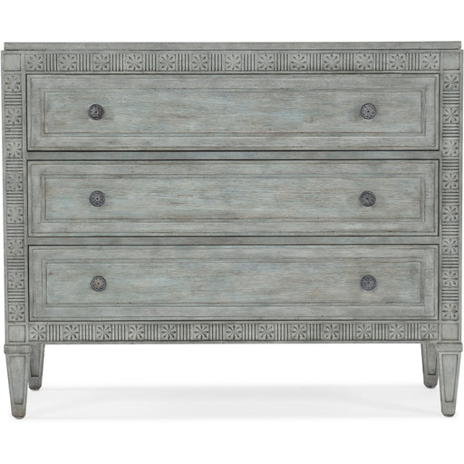 Hooker Furniture Living Room Charleston Three-Drawer Green Chest 