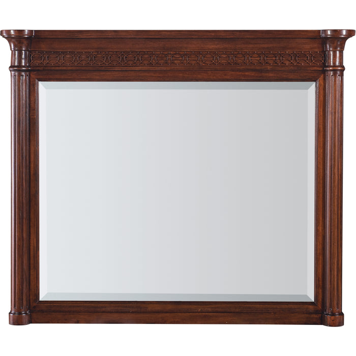 Hooker Furniture Charleston Dark Wood Landscape Mirror 