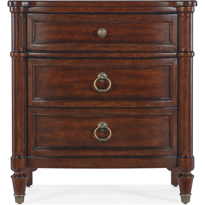 Hooker Furniture Charleston Vintage Traditional Three-Drawer Nightstand 6750-90015-85