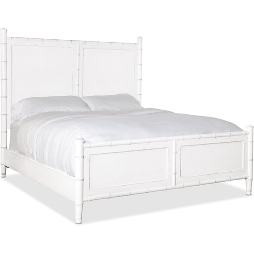 Hooker Furniture Bedroom Charleston White Wood King Size Panel Bed 