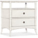 Hooker Furniture Rustic White Wood Charleston Drawer Nightstand 6750-90216-06