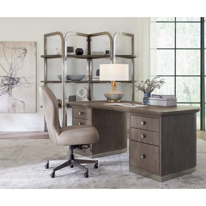 Home Office Dark Desk Modern Mood Executive by Hooker Furniture