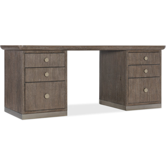 Home Office Dark Desk Modern Mood Executive by Hooker Furniture