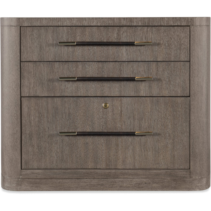 Hooker Furniture Home Office Modern Mood Dark Wood Lateral File 