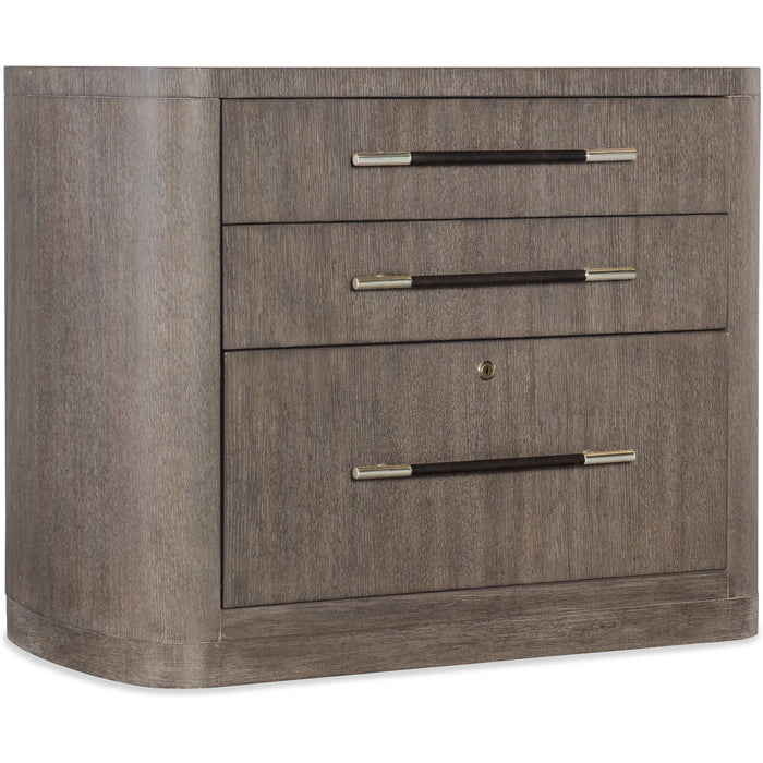 Hooker Furniture Home Office Modern Mood Dark Wood Lateral File 