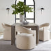 Hooker Furniture Modern Mood Extendable Dark Wood Dining Table Set
