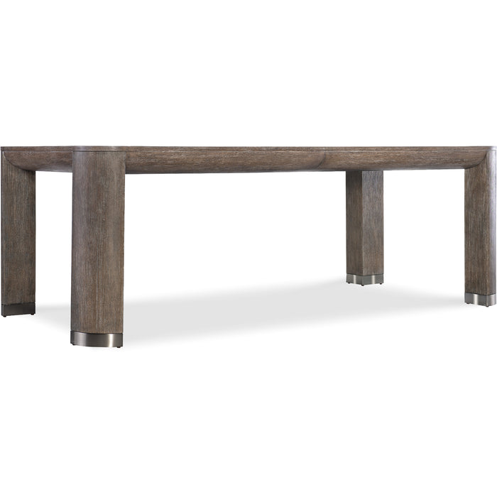 Hooker Furniture Modern Mood Extendable Dark Wood Dining Table 
