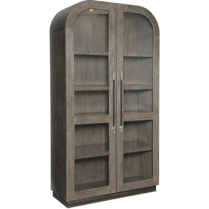 Hooker Furniture Dining Modern Mood Dark Wood Display Cabinet