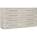 Hooker Furniture Luxury Modern Mood 8 Drawer Light Bedroom Dresser 6850-90002-80