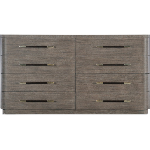 Hooker Furniture Luxury Modern Mood 8 Drawer Dark Bedroom Dresser 6850-90002-89