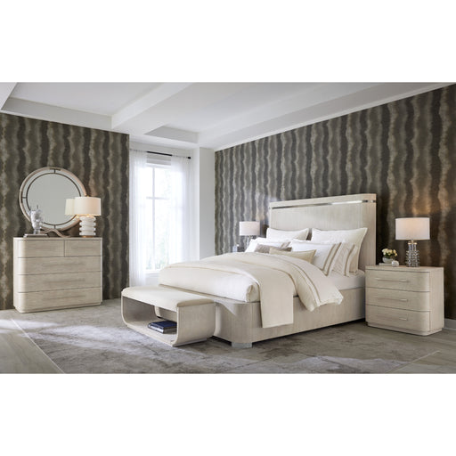 Hooker Furniture Bedroom Modern Mood Luxury Light Wood Panel Bed 