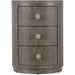 Hooker Furniture Modern Mood Dark Wood Mink Round Nightstand 6850-90315-89