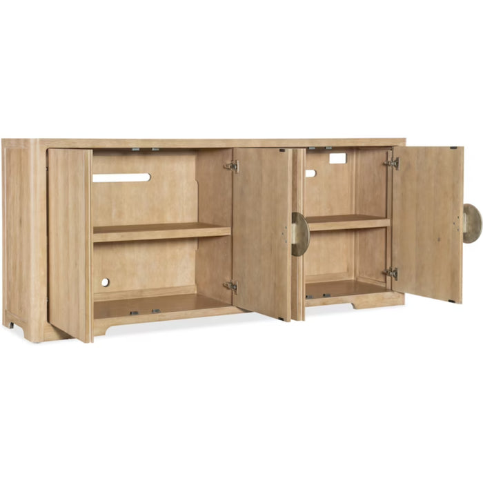 Hooker Furniture Retreat Light Wood Entertainment Credenza