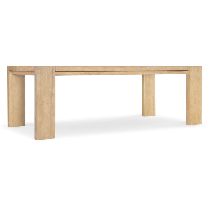 Hooker Furniture Retreat Casual Rustic Wood Dining Table