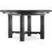 Hooker Furniture Retreat Round Black Oak Wood Dining Table 