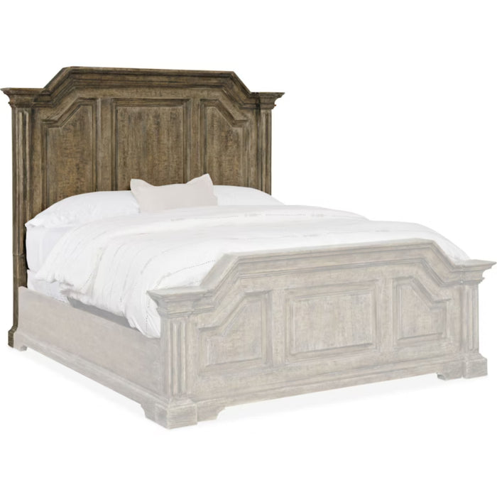 Hooker Furniture Rustic Wood La Grange Bradshaw Queen Panel Bed 